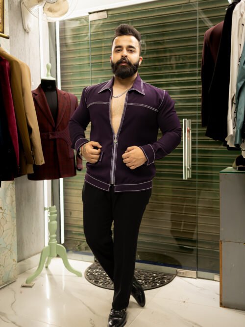 The  zipper bomber shacket