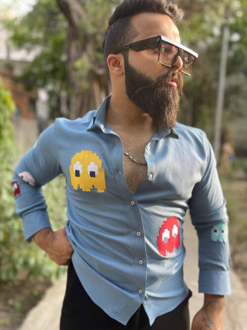 Real Packman shirt Fabric - Cotton